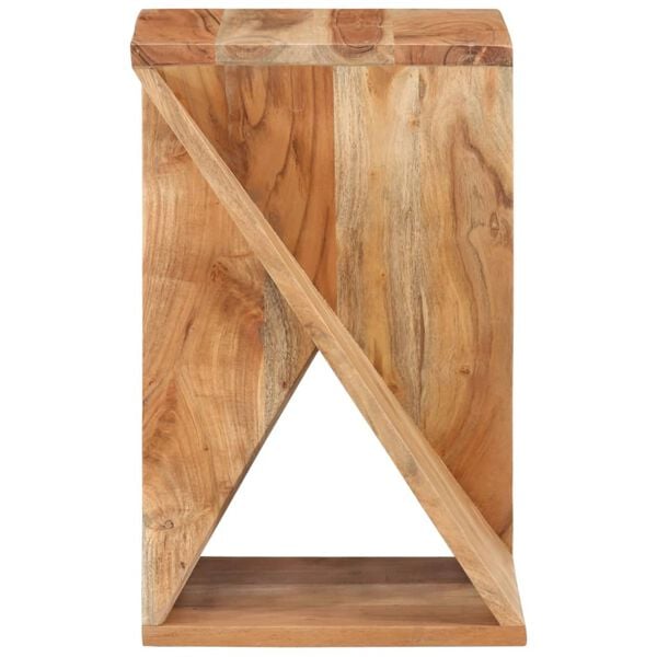 vidaXL Τραπεζάκι Βοηθητικό 35 x 35 x 55εκ. από Μασίφ Ξύλο Ακακίας