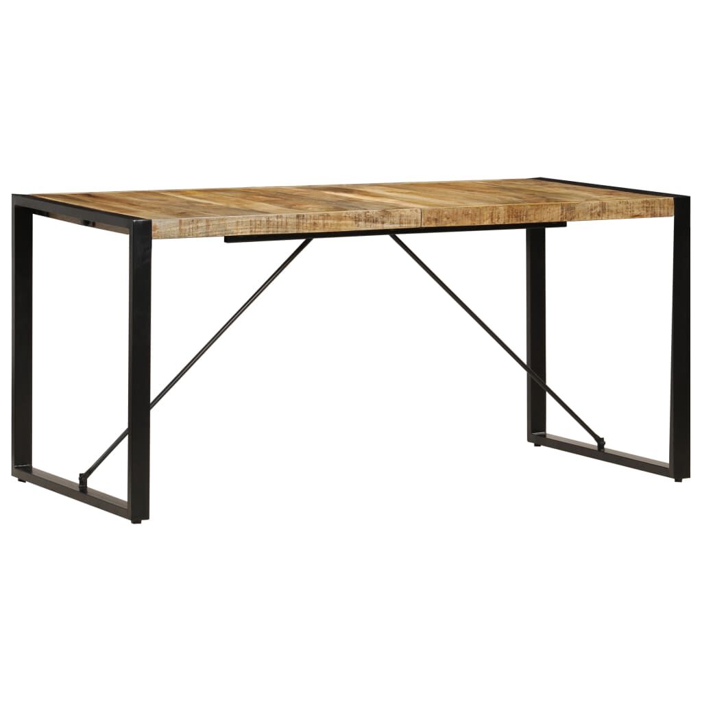 vidaXL Τραπεζαρία 160 x 80 x 75 εκ. από Μασίφ Ξύλο Μάνγκο