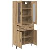 vidaXL Highboard Artisan Oak 69,5 x 34 x 180 &epsilon;&kappa;. &Epsilon;&pi;&epsilon;&xi;&epsilon;&rho;&gamma;&alpha;&sigma;&mu;έ&nu;&omicron; &xi;ύ&lambda;&omicron;