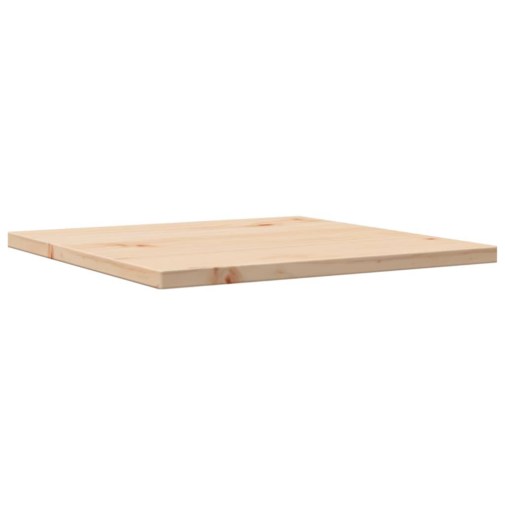 vidaXL Επιφάνεια Τραπεζιού Τετράγωνη 50x50x1,7 εκ. Μασίφ Ξύλο Πεύκου
