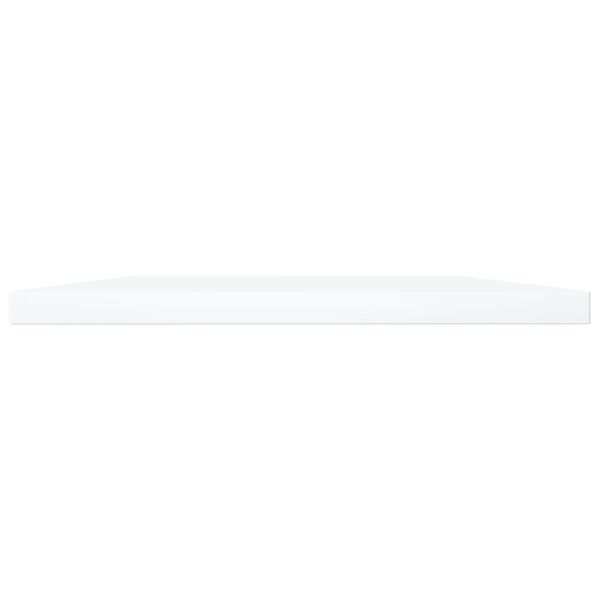 vidaXL Ράφια Βιβλιοθήκης 8 τεμ. Λευκά 100x30x1,5 εκ. από Μοριοσανίδα
