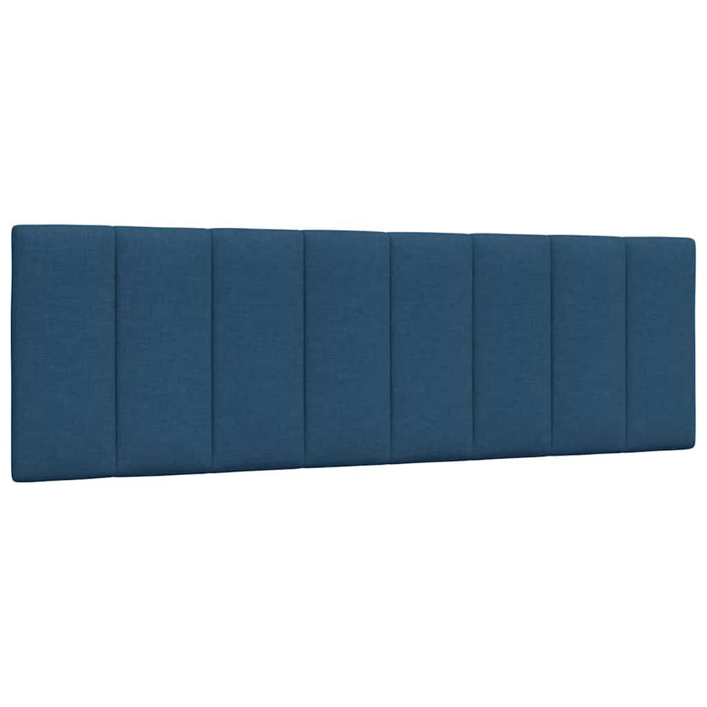 vidaXL Κρεβάτι Μπλε 160x200 εκ. Υφασμάτινο