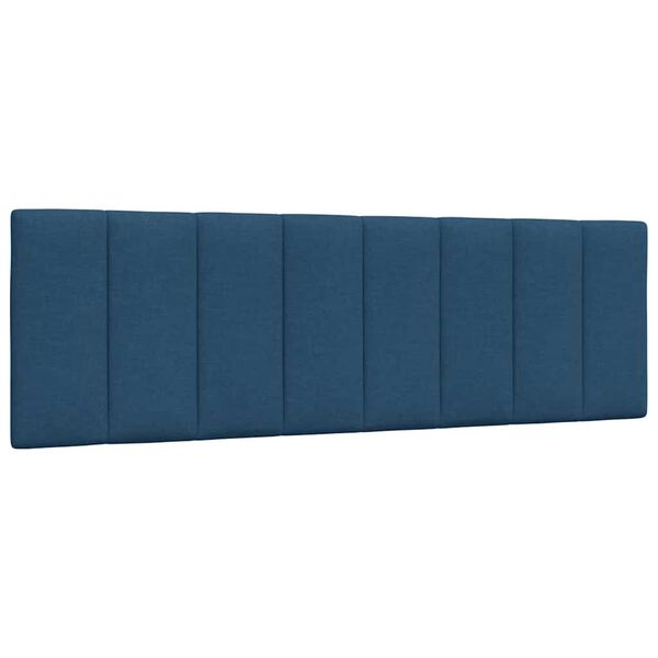 vidaXL Κρεβάτι Μπλε 160x200 εκ. Υφασμάτινο
