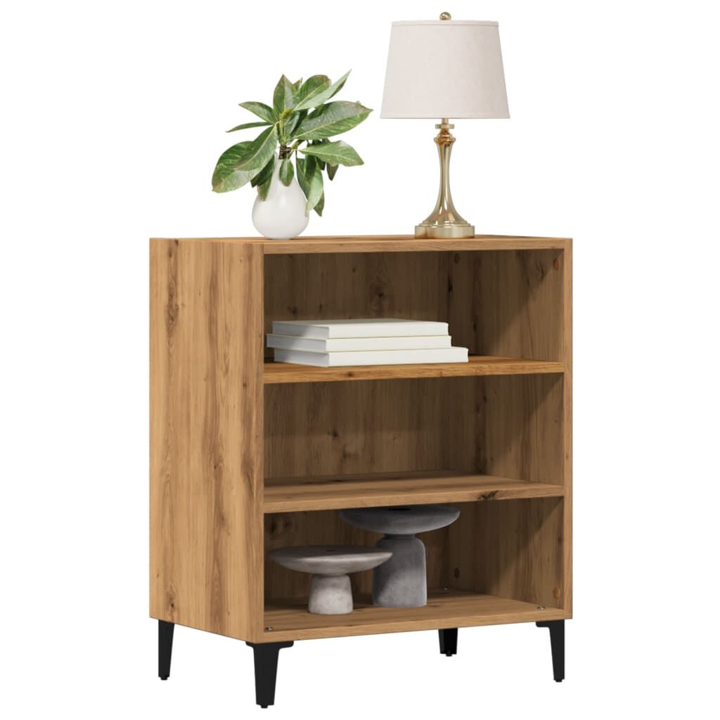 vidaXL Μπουφές Αρτισιανή Δρυς 57x35x75 εκ. από Επεξεργασμένο Ξύλο