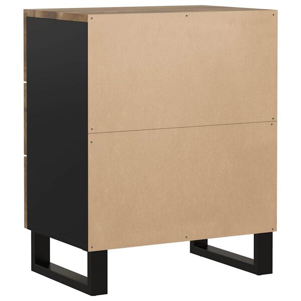 vidaXL Κομοδίνο 50 x 33 x 62 εκ. από Μασίφ Ξύλο Μάνγκο & Επεξ. Ξύλο