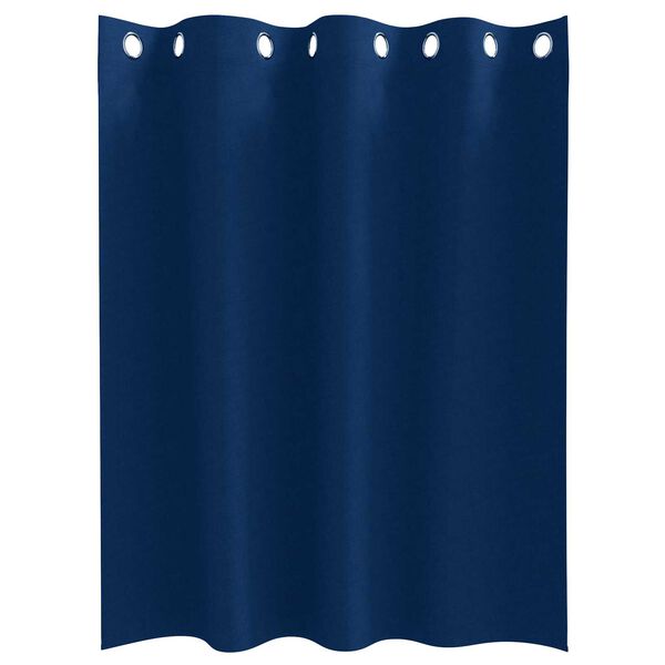 vidaXL Κουρτίνες 2 pcs Σκούρο Μπλε 140 x 140 cm Πολυεστέρας