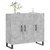 vidaXL Ντουλάπι Γκρι Σκυροδέματος 90x34x80 εκ. Επεξεργασμένο Ξύλο