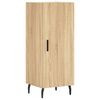 vidaXL Μπουφές Sonoma δρυς 34,5 x 34 x 180 εκ. από Επεξεργασμένο Ξύλο