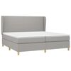 vidaXL &Kappa;&rho;&epsilon;&beta;ά&tau;&iota; Boxspring &mu;&epsilon; &Sigma;&tau;&rho;ώ&mu;&alpha; &Alpha;&nu;&omicron;&iota;&chi;&tau;ό &Gamma;&kappa;&rho;&iota; 200x200 &epsilon;&kappa;. &Upsilon;&phi;&alpha;&sigma;&mu;ά&tau;&iota;&nu;&omicron;