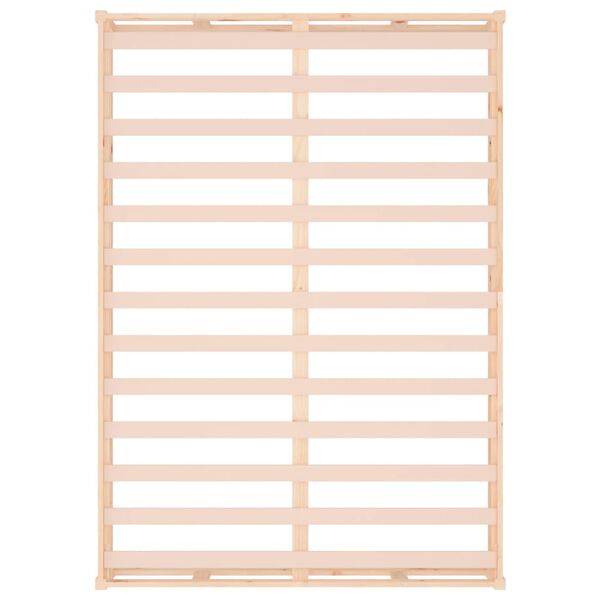 vidaXL Πλαίσιο Κρεβατιού 180 x 200 εκ. Μασίφ Ξύλο Super King Size