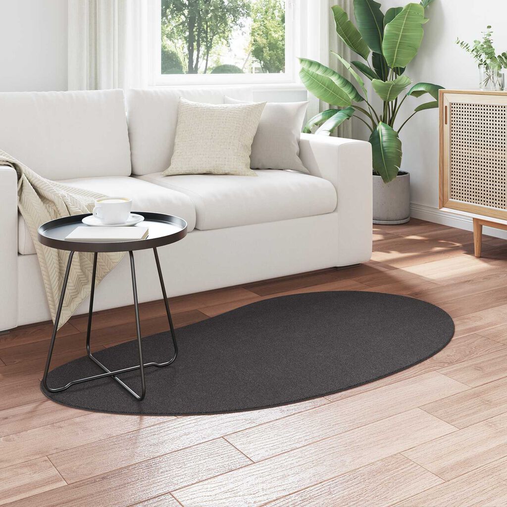 vidaXL Χαλί Ανθρακί 80 x 150 cm Πολυεστέρας