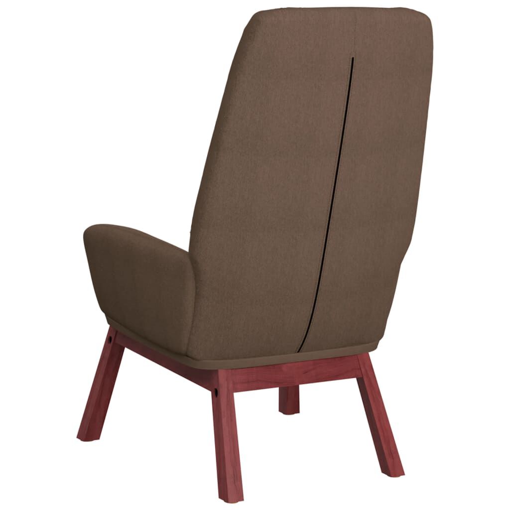 vidaXL Πολυθρόνα Relax Taupe Υφασμάτινη με Υποπόδιο