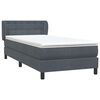 vidaXL Box Spring &Kappa;&rho;&epsilon;&beta;ά&tau;&iota; &mu;&epsilon; &sigma;&tau;&rho;ώ&mu;&alpha; &Sigma;&kappa;&omicron;ύ&rho;&omicron; &gamma;&kappa;&rho;&iota; 80x210 &epsilon;&kappa;. &Beta;&epsilon;&lambda;&omicron;ύ&delta;&iota;&nu;&omicron;