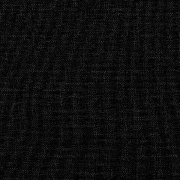 vidaXL Οθωμανικό κρεβάτι με στρώματα Μαύρο 180x200cm Ύφασμα