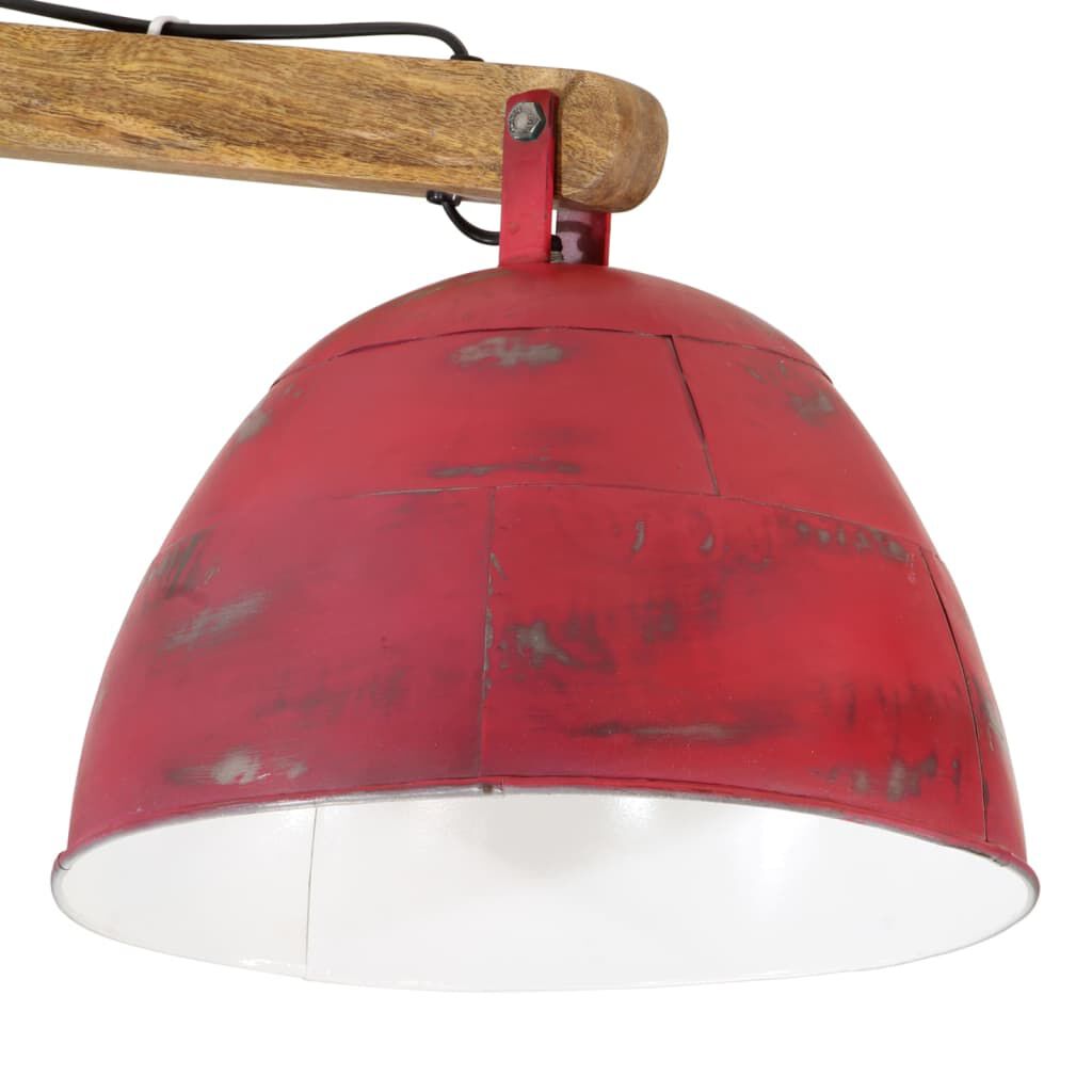 vidaXL Φωτιστικό Οροφής 25 W Αντικέ Κόκκινο 105x30x65-108 εκ. Ε27