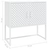 vidaXL Μπουφές Λευκός 75 x 35 x 75 εκ. από Ατσάλι