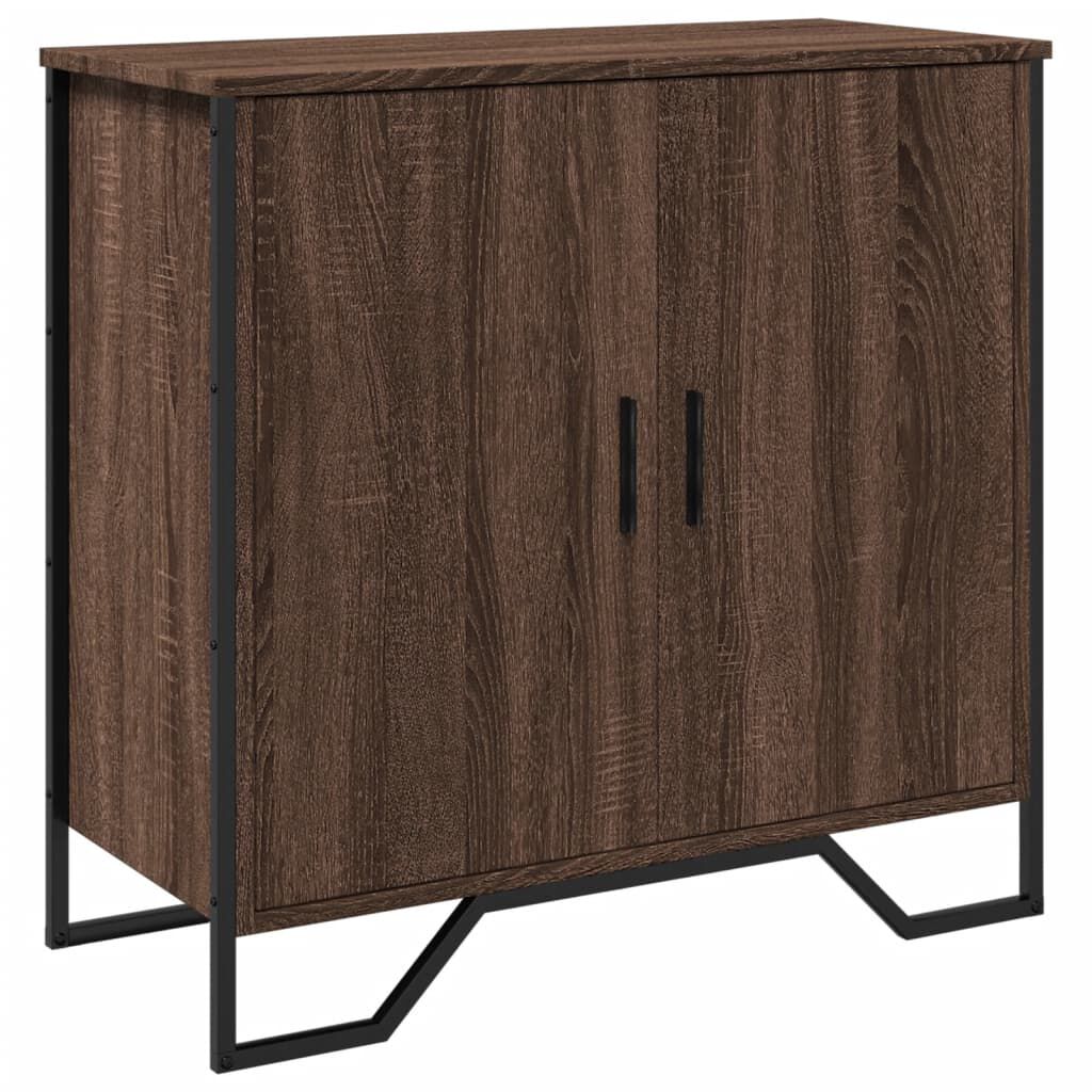 vidaXL Μπουφές Καφέ Δρυς 78x35,5x74,5 εκ. από Επεξεργασμένο Ξύλο