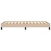 vidaXL Πλαίσιο Κρεβατιού Καπουτσίνο 90x190 εκ. από Συνθετικό Δέρμα