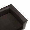 vidaXL Καναπές-Κρεβάτι Σκύλου Καφέ 60x43x30 εκ. Βελουτέ/Συνθετ. Δέρμα