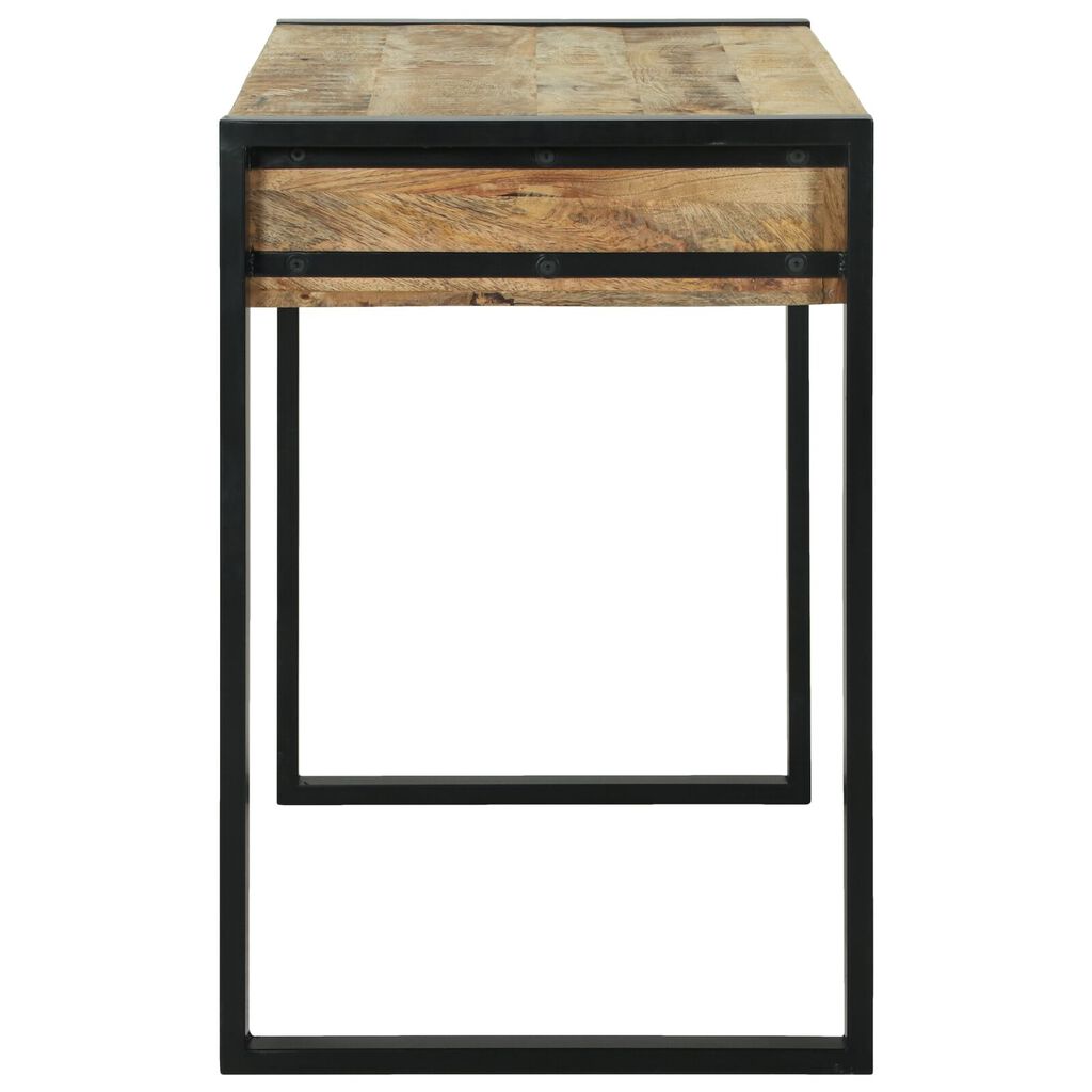 vidaXL Καθρέφτης με Τουλάπι 100x50x75 εκ Solid Rough Wood Mango