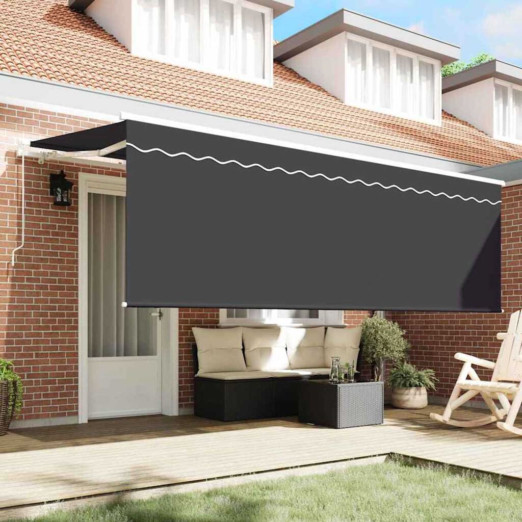 vidaXL Σκηνίτσα Αναδιπλούμενη Ανθρακί 400 x 200 cm ύφασμα