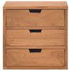 vidaXL Κομοδίνο 40 x 30 x 40 εκ. από Μασίφ Ξύλο Teak
