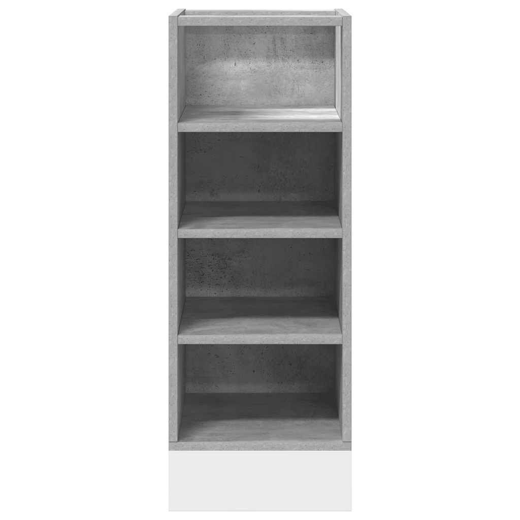 vidaXL Ντουλάπι Δαπέδου Riga Γκρι Σκυροδέματος 30x44,5x81,5εκ.