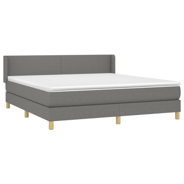 vidaXL &Kappa;&rho;&epsilon;&beta;ά&tau;&iota; Boxspring &mu;&epsilon; &Sigma;&tau;&rho;ώ&mu;&alpha; &Sigma;&kappa;&omicron;ύ&rho;&omicron; &Gamma;&kappa;&rho;&iota; 160x200 &epsilon;&kappa; &Upsilon;&phi;&alpha;&sigma;&mu;ά&tau;&iota;&nu;&omicron;