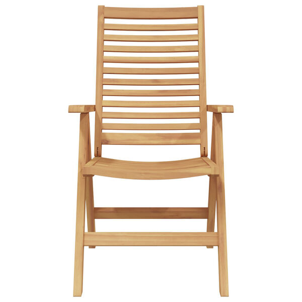 vidaXL Καρέκλα Κήπου 4 pcs Καφέ 52 x 64.5 x 108 εκ. Μασίφ ξύλο teak