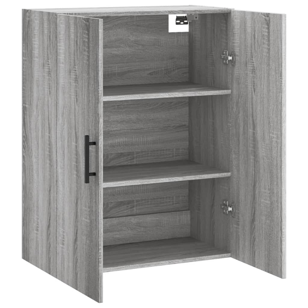vidaXL Ντουλάπι Τοίχου Γκρι Sonoma 69,5 x 34 x 90 εκ.
