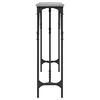 vidaXL Τραπέζι Κονσόλα Γκρι Sonoma 140 x 23 x 75 εκ. Επεξεργ. από Ξύλο