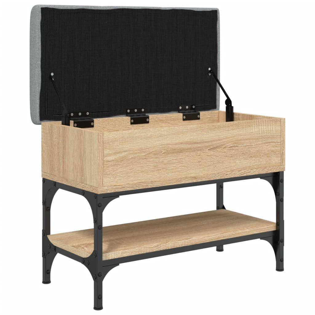 vidaXL Παπουτσοθήκη Sonoma Δρυς 62x32x45 εκ. από Επεξεργασμένο Ξύλο