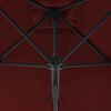 vidaXL Ομπρέλα Κήπου Μπορντό 250x250x230 εκ. με Ατσάλινο Ιστό