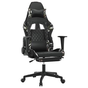 vidaXL &Kappa;&alpha;&rho;έ&kappa;&lambda;&alpha; Gaming &Mu;&alpha;&sigma;ά&zeta; &Upsilon;&pi;&omicron;&pi;ό&delta;&iota;&omicron; &Mu;&alpha;ύ&rho;&omicron;&sigmaf; &Pi;&alpha;&rho;&alpha;&lambda;&lambda;&alpha;&gamma;ή &Sigma;&upsilon;&nu;&theta;&epsilon;&tau;&iota;&kappa;ό &Delta;έ&rho;&mu;&alpha;
