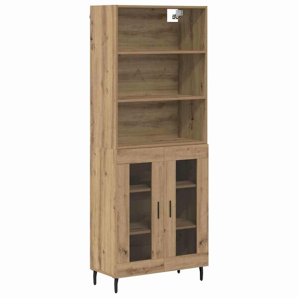 vidaXL Highboard Artisan Oak 69,5 x 34 x 180 &epsilon;&kappa;.