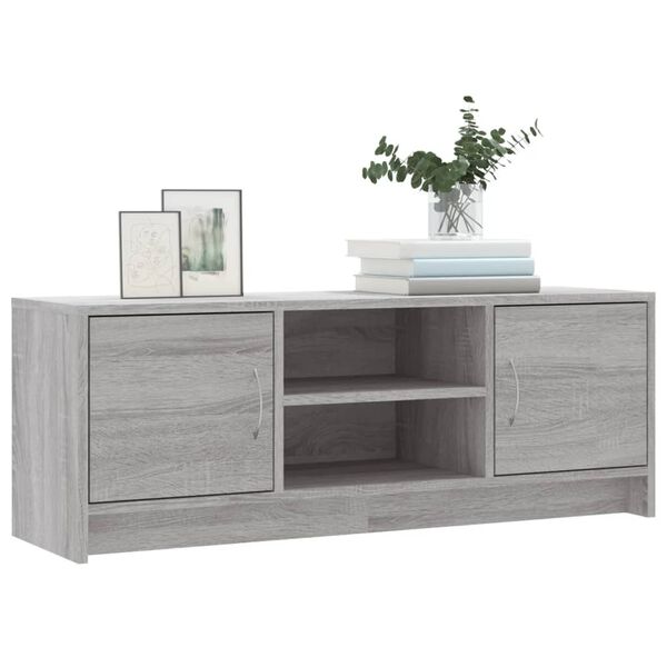 vidaXL Έπιπλο Τηλεόρασης Γκρι Sonoma 102x30x37,5 εκ. από Επεξεργ. Ξύλο