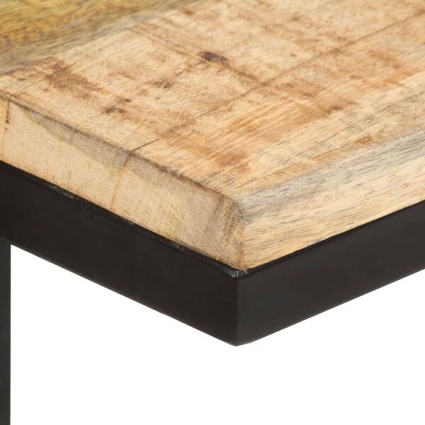 vidaXL Τραπέζια Βοηθητικά 2 τεμ. 31,5x24,5x64,5 εκ. Ακατ. Ξύλο Μάνγκο