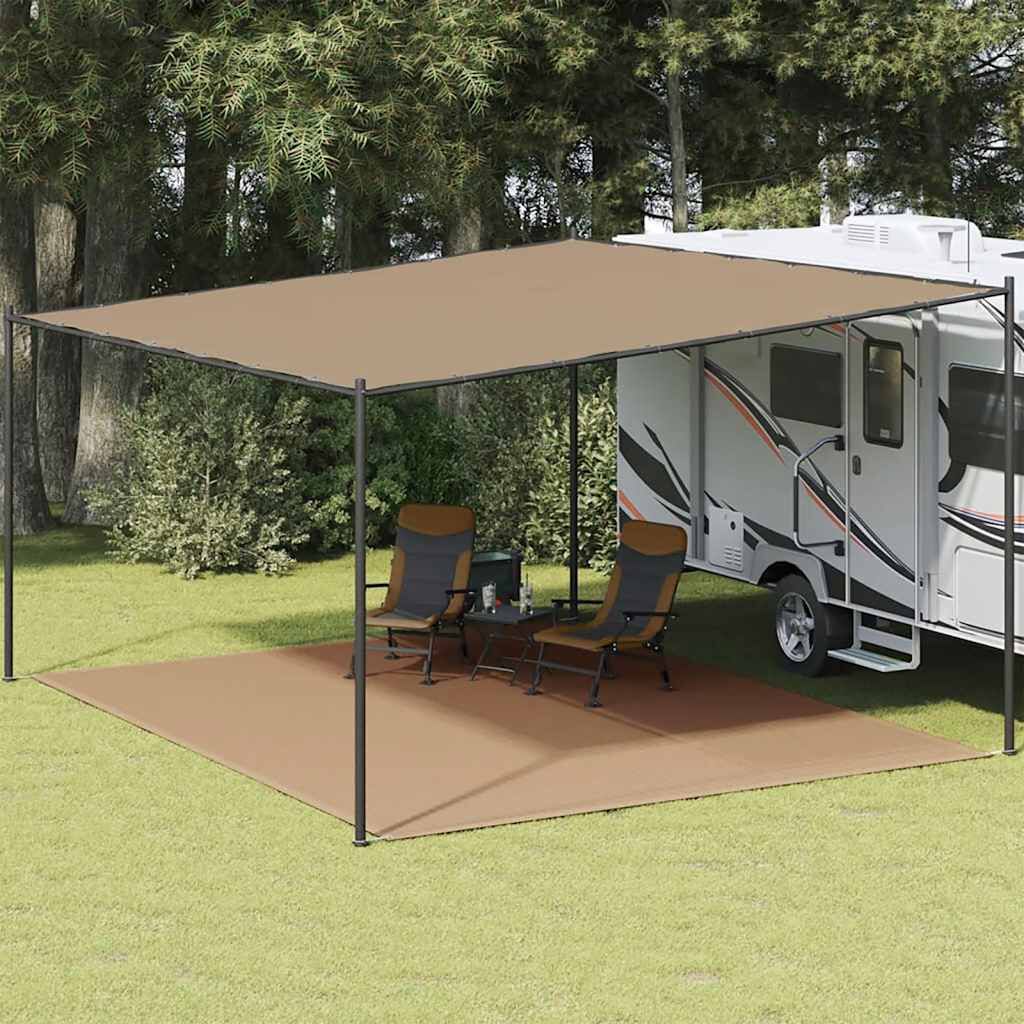 vidaXL Χαλί Σκηνής Taupe 400 x 500 εκ.