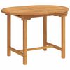 vidaXL Σέτ φαγητού για κήπο 5 pcs Καφέ 160 x 80 x 75 cm