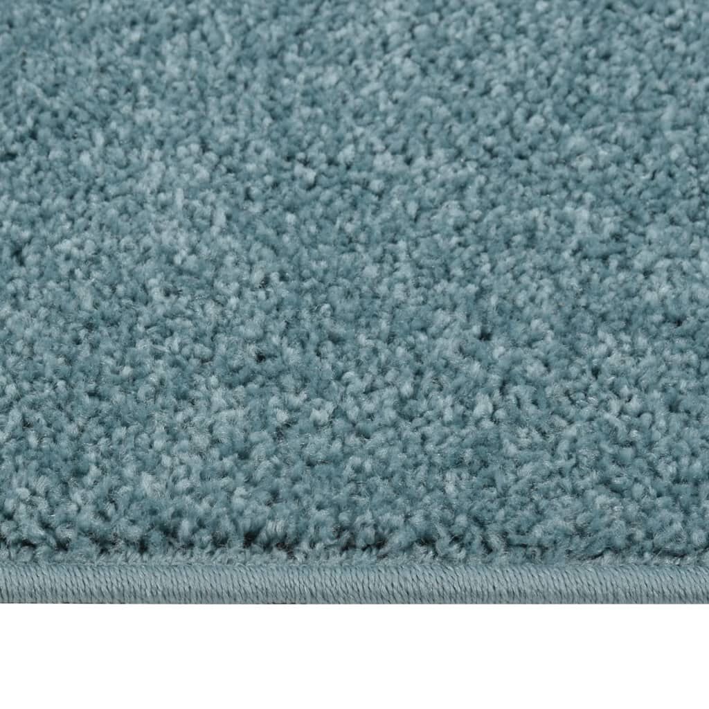 vidaXL Χαλί Κοντό Πέλος Μπλε 160 x 230 εκ.