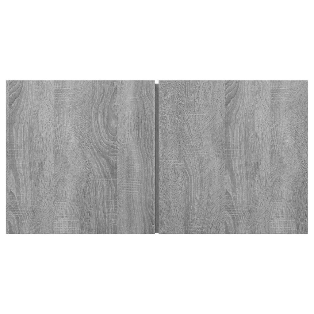 vidaXL Έπιπλα Τηλεόρασης Κρεμαστά 3 τεμ. Γκρι 60x30x30 εκ. Επεξ. Ξύλο