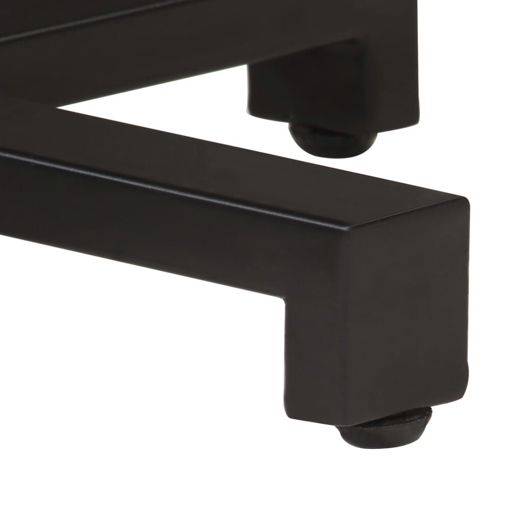 vidaXL Τραπέζι Bistro Τετράγωνο 60x60x75 εκ. Ακατέργαστο Ξύλο Μάνγκο