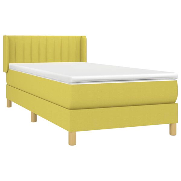 vidaXL &Kappa;&rho;&epsilon;&beta;ά&tau;&iota; Boxspring &mu;&epsilon; &Sigma;&tau;&rho;ώ&mu;&alpha; &Pi;&rho;ά&sigma;&iota;&nu;&omicron; 90x200 &epsilon;&kappa;. &Upsilon;&phi;&alpha;&sigma;&mu;ά&tau;&iota;&nu;&omicron;