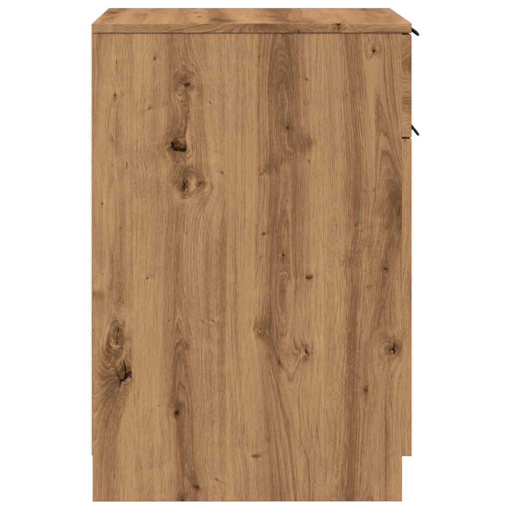 vidaXL Ντουλάπι Γραφείου Artisan Δρυς 33x50x75 εκ. Επεξεργασμένο Ξύλο