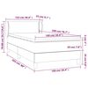 vidaXL &Kappa;&rho;&epsilon;&beta;ά&tau;&iota; Boxspring &mu;&epsilon; &Sigma;&tau;&rho;ώ&mu;&alpha; &Sigma;&kappa;&omicron;ύ&rho;&omicron; &Pi;&rho;ά&sigma;&iota;&nu;&omicron; 100x200&epsilon;&kappa;. &Beta;&epsilon;&lambda;&omicron;ύ&delta;&iota;&nu;&omicron;