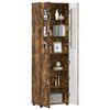 vidaXL Highboard &mu;&epsilon; &rho;ά&phi;&iota; FLORIN &Kappa;&alpha;&pi;&nu;&iota;&sigma;&tau;ό &Delta;&rho;ύ&sigmaf; 60 x 35 x 182 &epsilon;&kappa;.