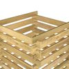 vidaXL Κομποστοποιητής με Σανίδες 90x90x90 εκ. Εμποτισμ. Ξύλο Πεύκου