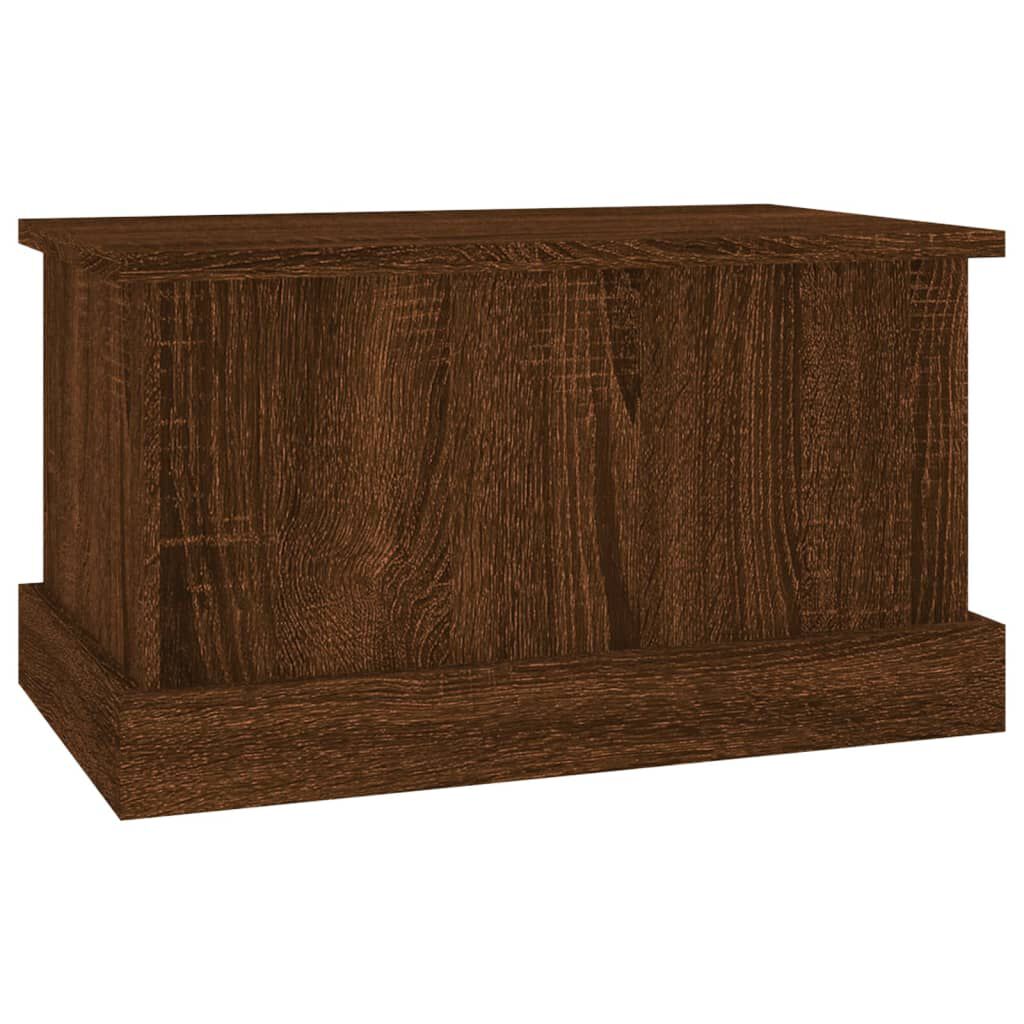 vidaXL Κουτί Αποθήκευσης Καφέ δρυς 50x30x28 εκ. Επεξεργασμένο Ξύλο