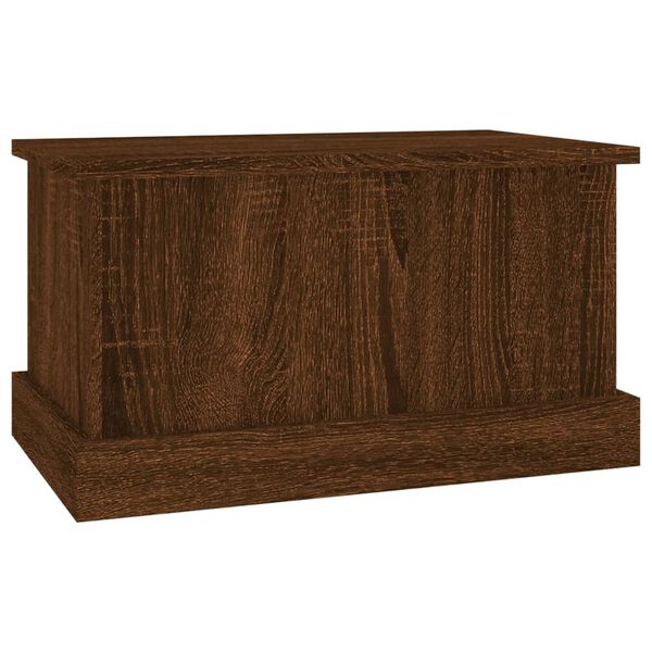 vidaXL Κουτί Αποθήκευσης Καφέ δρυς 50x30x28 εκ. Επεξεργασμένο Ξύλο