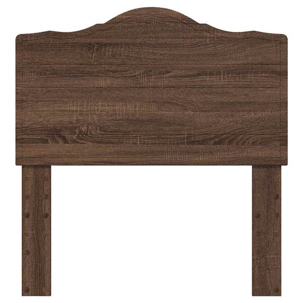 vidaXL Κεφαλάρι με κεφαλάρι Καφέ δρυς 75 cm Επεξεργασμένο ξύλο